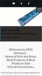 Mobile Screenshot of amg-software.com